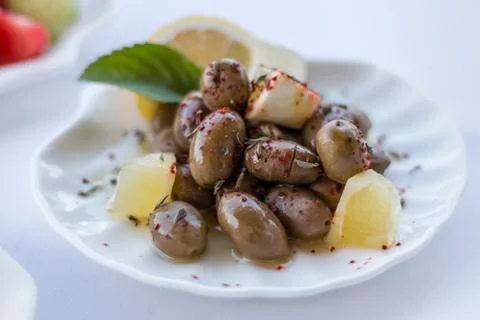 Olive salad Foto stock