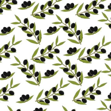 Olive seamless background 스톡 일러스트