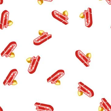 Olive stuffer isometric icon seamless pattern イラスト素材