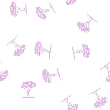 Olive tree glyph vector seamless pattern イラスト素材