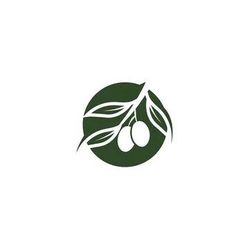 Olive tree vector illustration Illustrazione stock