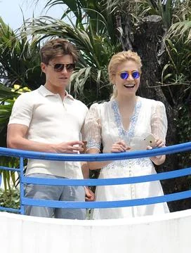  Oliver Cheshire and Pixie Lott out and about at the 68th Cannes Film Fest... Stock Photos