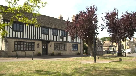 Oliver Cromwell House Ely UK Stock Footage 77060838