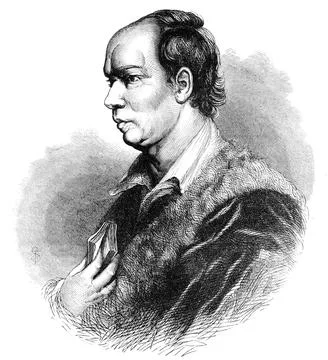Oliver Goldsmith Stock Illustration