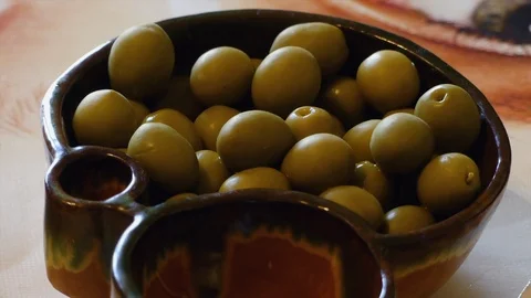 Olives Close Up Zoom In Stock Footage 108259831