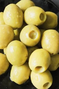 Olives closeup Stock Photos