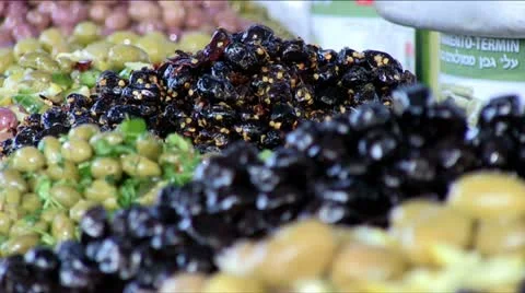 Olives, Different types. 스톡 동영상 21445532