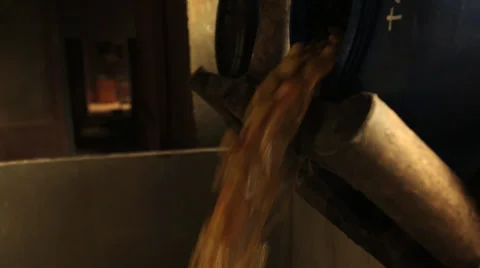 Olives Dumped Into Large Container Stock Video Stock-Footage 33255111