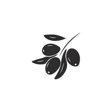 Olives glyph icon vector4 Stock Illustration