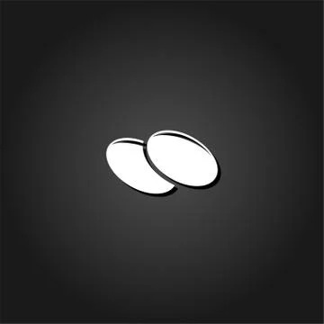 Olives icon flat Stock Illustration