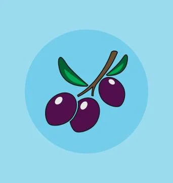 Olives icon Stock Illustration