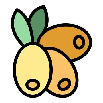 Olives icon vector flat Stock Illustration