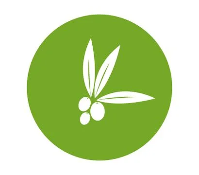 Olives icon on white background Stock Illustration
