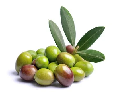Olives isolated. Foto stock