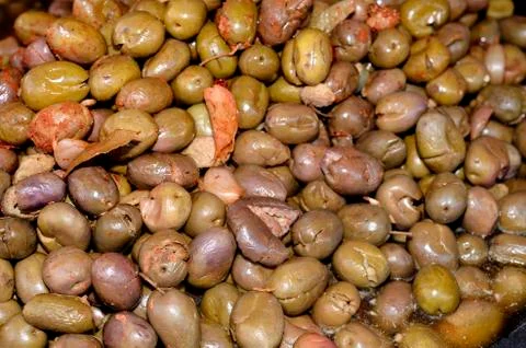 Olives items Stock Photos