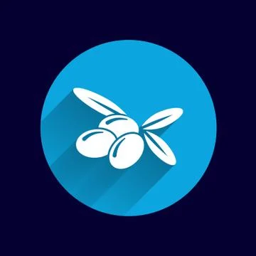 Olives Logo design vector template icon symbol Stock Illustration