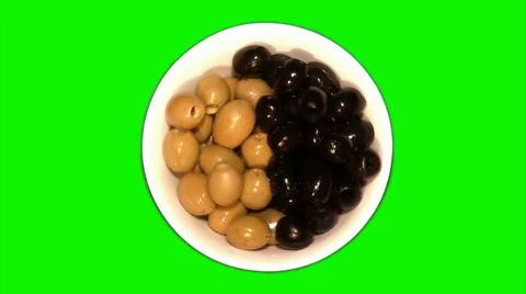 Olives rotating Stock Footage 43185522
