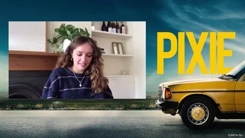 Olivia Cooke, Daryl McCormack and Ben Hardy talk about movie Pixie - 2020 Video stock 144623701