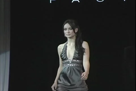 Olivia Wilde on Runway Stock Footage