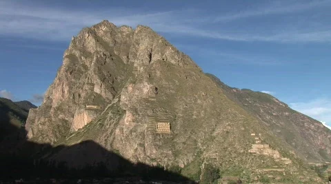 Ollantaytambo, Peru Stock Footage 445713