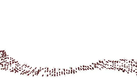 Ollowing Cherry White Backround Illustrazione stock