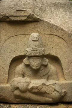 Olmec Monument Stock Photos