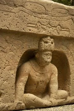 Olmec Monument Stock Photos
