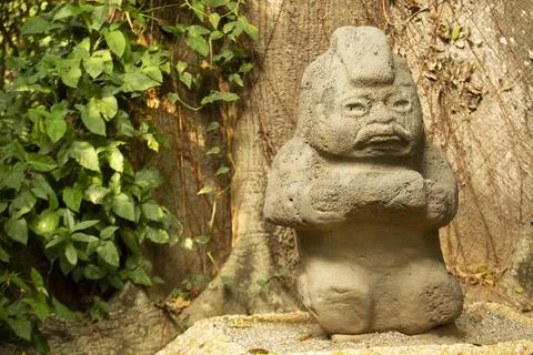 Olmec Statue Stock Photos