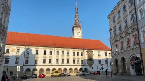 Olomouc city hall is a historical town h... | Stock Video | Pond5