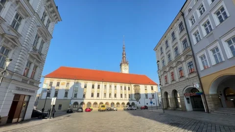 Olomouc city hall is a historical town h... | Stock Video | Pond5