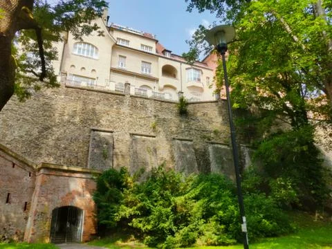 OLOMOUC, CZECH - JUN 15, 2020: Baroque architecture, tourism, monument, streets. Foto stock