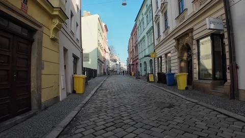 Olomouc, Czechia - January 23, 2026 - the historic center of Olomouc Video stock 332402653