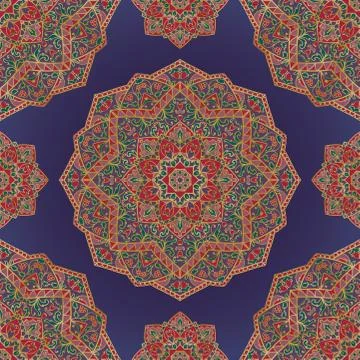 ?olorful pattern of mandalas. Stock Illustration