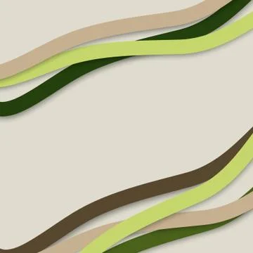 ?olorful wavy stripes. Vector illustration Stock Illustration