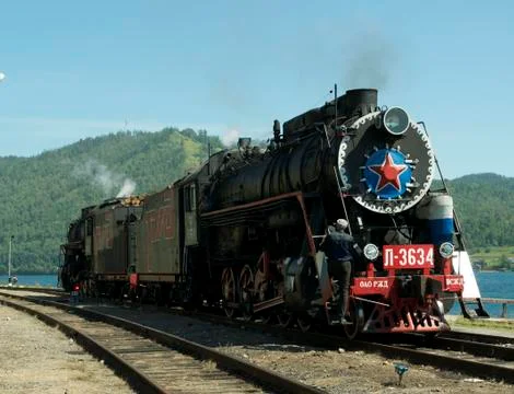 Olr train Stock Photos