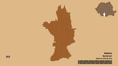 Olt, county of Romania, zoomed. Pattern Stock Illustration