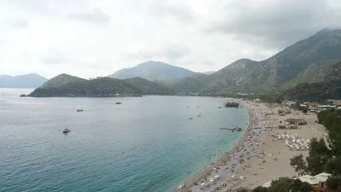 Oludeniz beach view Stock Footage 300426769