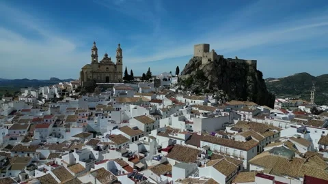 Olvera in Southern Spain  Stock Footage 282801627