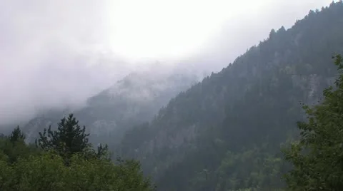 Olymp Mountain Landscape in Greece Video stock 22113635