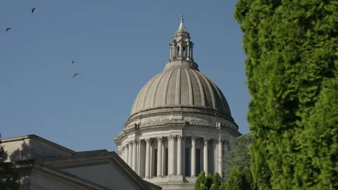Olympia Capitol Building Video stock 292853795
