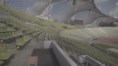 Olympiapark Munich empty Stock Footage 119278863