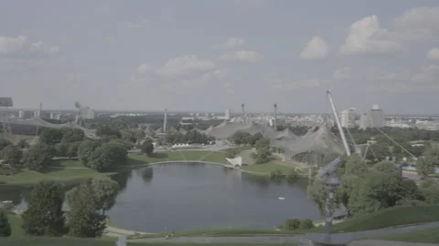 Olympiapark in Munich Stock Footage 230443962