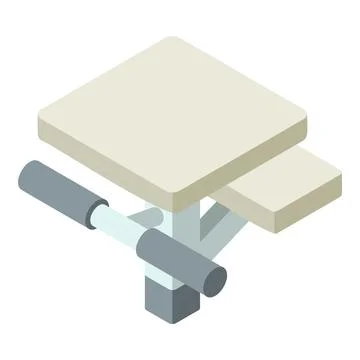 Olympic diving board icon, isometric style Stock Illustration