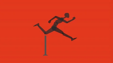 Olympic games 2016 theme animation. Loopable. Video stock 65257042