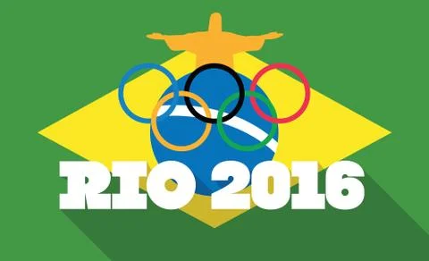Olympic Games in Rio 2016 イラスト素材