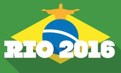 Olympic Games in Rio 2016 イラスト素材