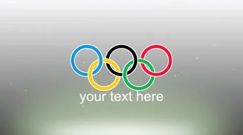 Olympic Games Title Text for AE After Effects素材