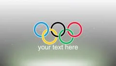 Olympic Games Title Text for AE Stock After Effects
