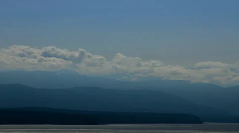 Olympic Mountains Time Lapse Stock Footage 36642804