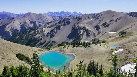 Olympic NP Panoramic Stock Footage 319601481